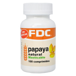 PAPAYA ENZYMA Masticable 100 Comprimidos FDC