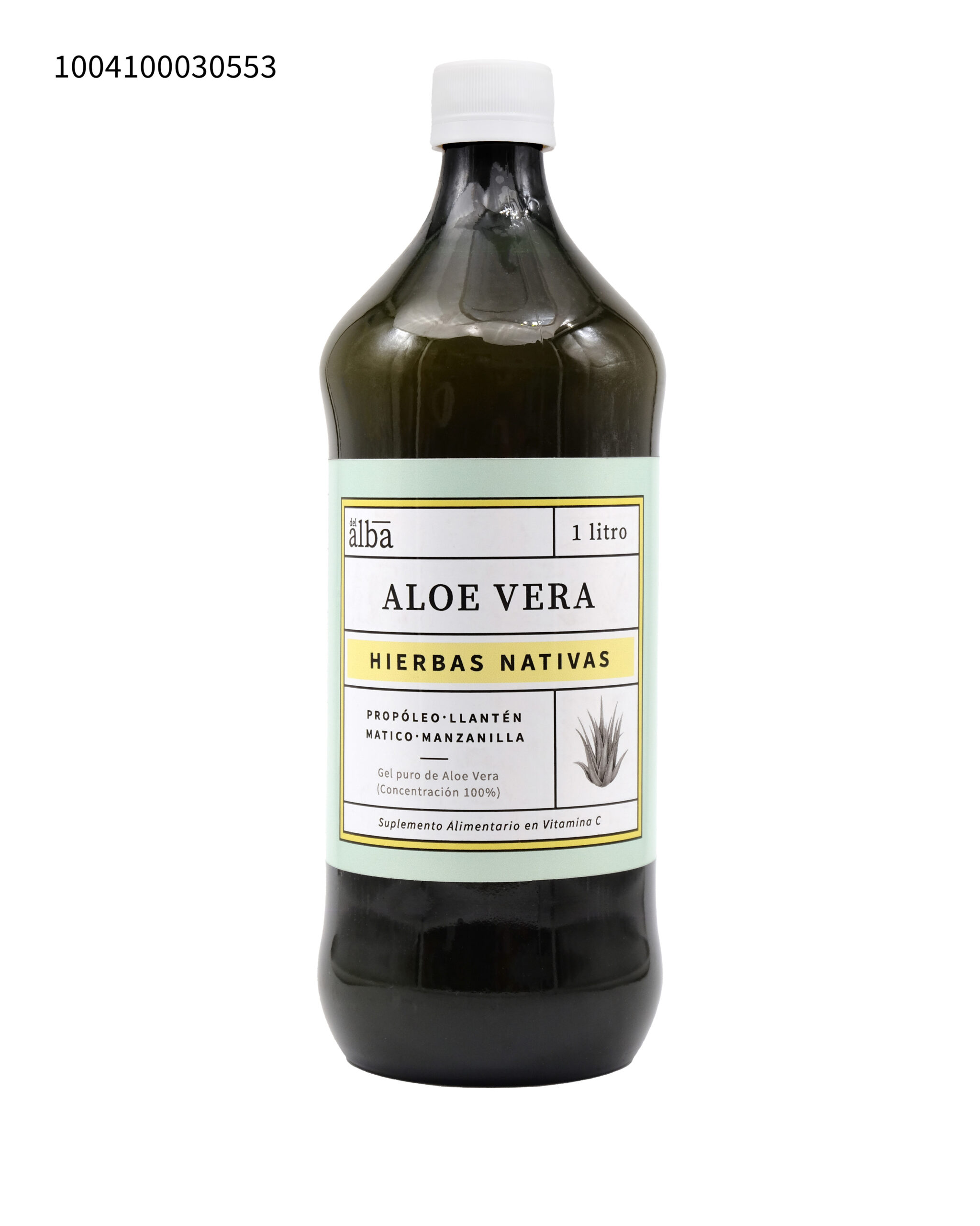Aloe Vera Hierbas Nativas - 1 litro Apicola del alba