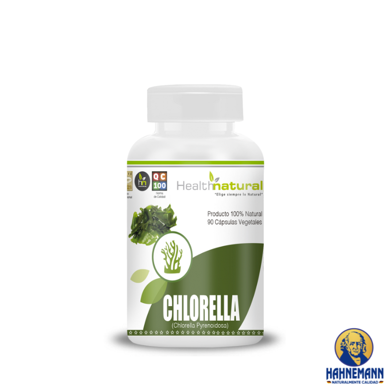 Chlorella 500mg, 90 cápsulas Health Natural