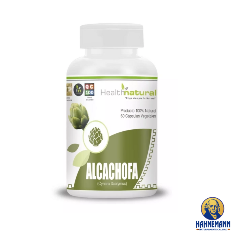 Alcachofa 400mg, 60 cápsulas Health Natural