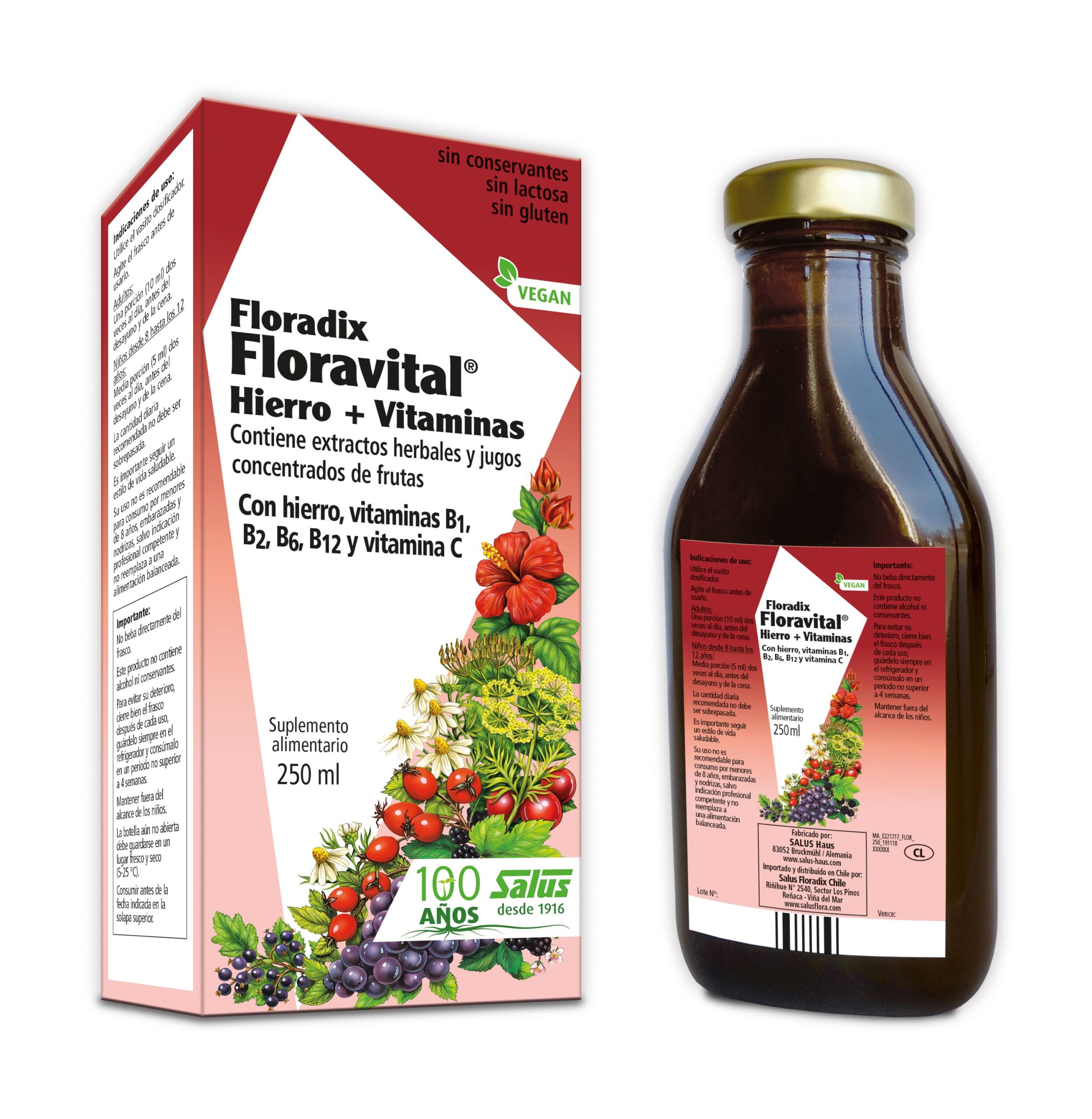 Floradix floravital jarabe 250ml