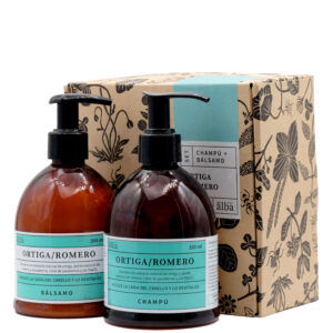Pack Shampoo+Bálsamo Ortiga /Romero  300ml Apicola del alba