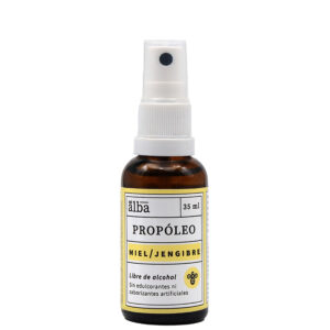 Spray Propoleo miel / jenjibre 30 cc Apicola del alba