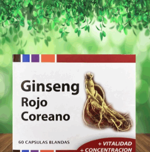 Ginseng rojo korea 250mg 60 caps ximena polanco
