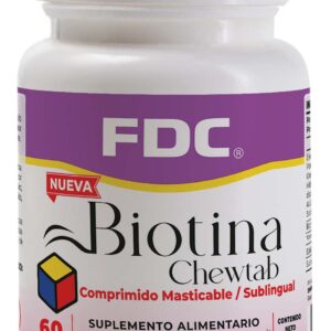BIOTINA 12gr 60 Comprimidos masticables